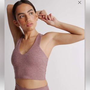 Quince Ultra Soft V-Neck Cropped Tank